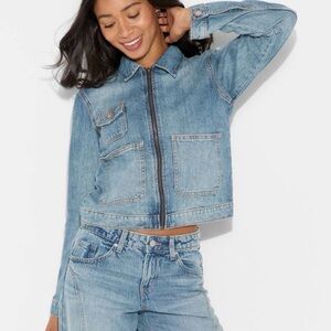 Denim Utility Jacket - Wild Fable NWT szL